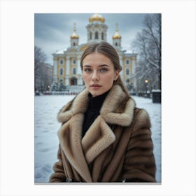 St Petersburg Women Wall decoration Canvas Print