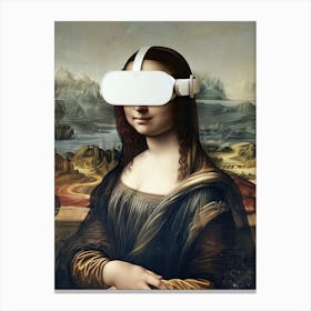 Mona Lisa VR Canvas Print