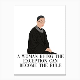 Ruth Bader 2 Canvas Print