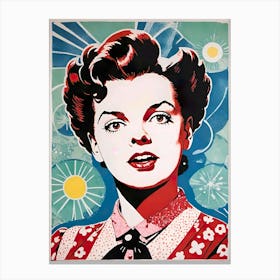 Judy Garland Canvas Print