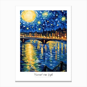 Starry Night Over The Rhone Canvas Print