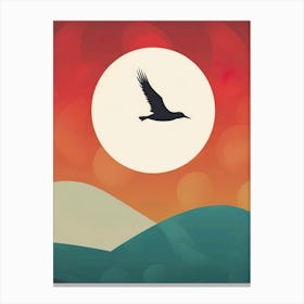 Bird In Flight Canvas Print