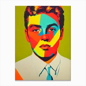 João Gomes Colourful Pop Art Canvas Print