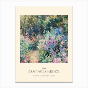 Cottage Garden Poster Wild Bloom 3 Canvas Print
