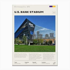 Minnesota Vikings - U.S. Bank Stadium Canvas Print