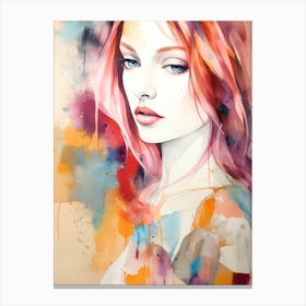 Girl With Red Hair 1 Canvas Print