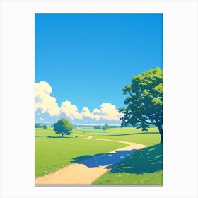 Landscape Painting Canvas Print