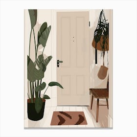 Home Interior Illustration 1 Canvas Print