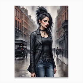 Gothic Girl Canvas Print