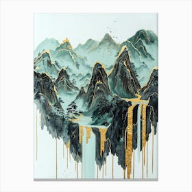 Pyrenees Elegance Mystic Radiance Canvas Print