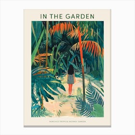 In The Garden Poster Fairchild Tropical Botanic Garden Usa 1 Canvas Print