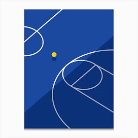 Basketball Court Canvas Print