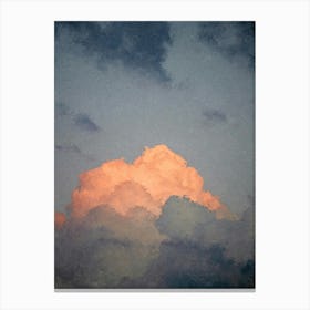 Evening Clouds, Oil Painting Canvas Print