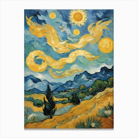 Starry Night 6 Canvas Print