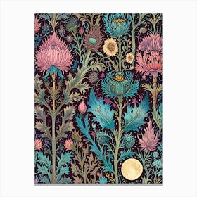 William Morris Thistle Canvas Print