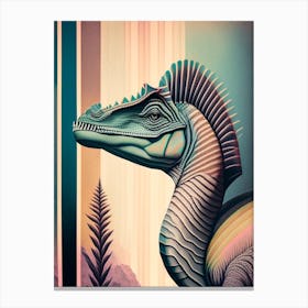 Scelidosaurus Pastel Dinosaur Canvas Print