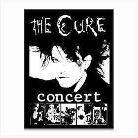 the Cure Concert Canvas Print