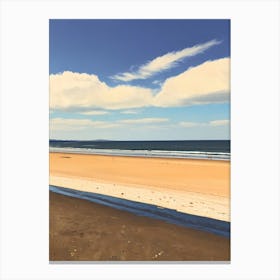 Beach At Dundee Canvas Print