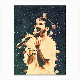 Serj Tankian system of a down 5 Canvas Print