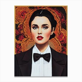 Isabelle Adjani Illustration Movies Canvas Print