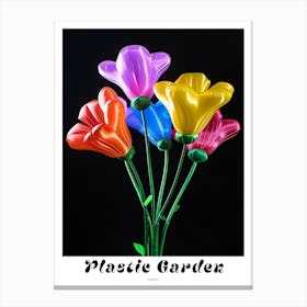 Bright Inflatable Flowers Poster Freesia 3 Canvas Print