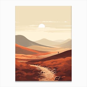 The Cateran Trail Scotland 1 Hiking Trail Landscape Canvas Print