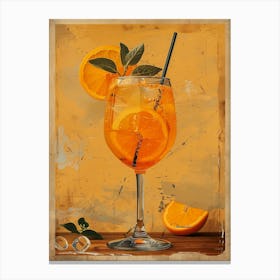 Orange Cocktail 31 Canvas Print