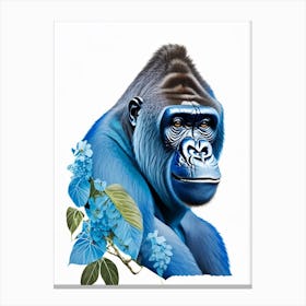 Cheeky Gorilla Gorillas Decoupage 1 Canvas Print