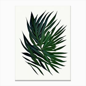 Rosemary Leaf Vibrant Inspired 3 Canvas Print