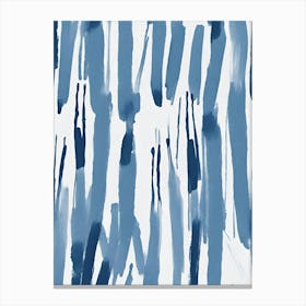 Abstract Brushstrokes 1 Canvas Print