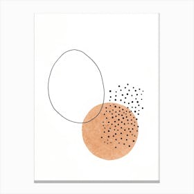 Circle Of Dots Canvas Print