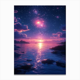 Starry Night Sky 18 Canvas Print