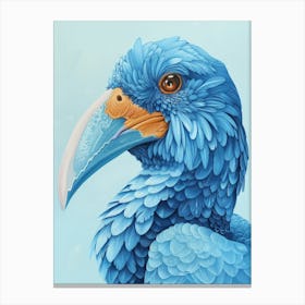 Blue Bird 4 Canvas Print