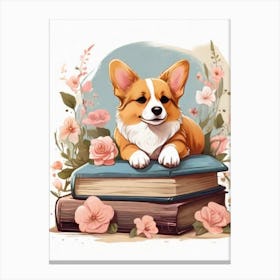 Corgi Dog 1 Canvas Print