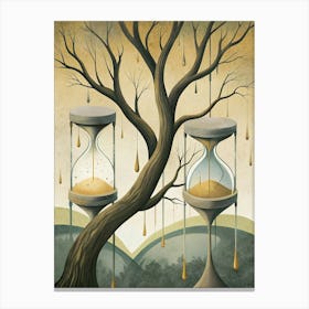 Melting Time Canvas Print