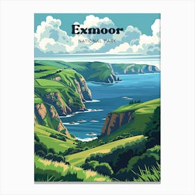 Exmoor National Park Devon Travel Art Leinwandbilder