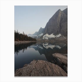 Snowmelt Mountain Lake Canvas Print