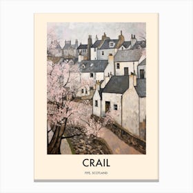 Crail (Fife, Scotland) Painting 3 Travel Poster Canvas Print