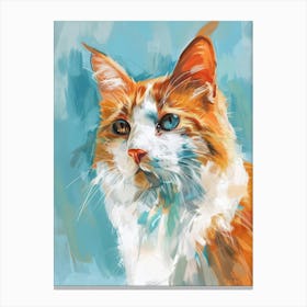 Orange Tabby Cat 11 Canvas Print