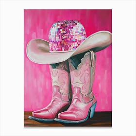 Cowgirl Boots 1 Canvas Print