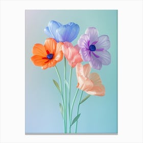 Dreamy Inflatable Flowers Anemone 2 Canvas Print