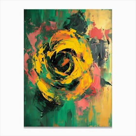 Yellow Rose Canvas Print