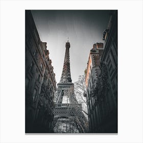 Paris Eiffel Tower - Dark and moody Canvas Print