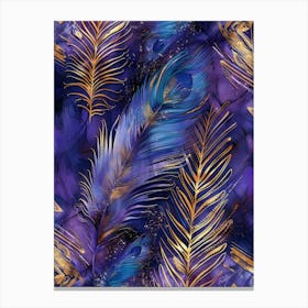 Peacock Feathers Canvas Print