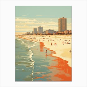 Atlantic City Beach New Jersey 3 Canvas Print