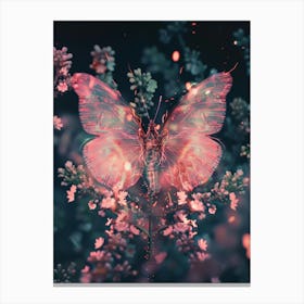 Pink Butterfly Canvas Print