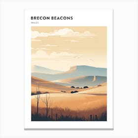Brecon Beacons National Park Wales 2 Hiking Trail Landscape Poster Canvas Print