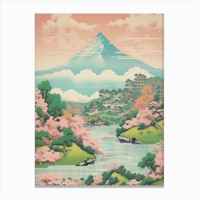 Mount Kirishima In Kagoshima Miyazaki, Japanese Landscape 4 Canvas Print