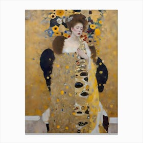 Tribute To Klimt Canvas Print