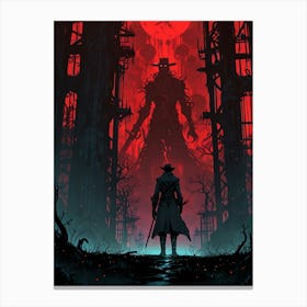 Bloodborne Game Gaming 1 Canvas Print